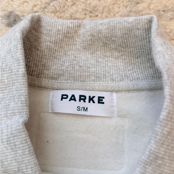NIB Parke Stoney Clover NYC Fleece Mockneck - Picture 7 of 8